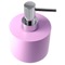 Soap Dispenser, Lilac, Round and Wide, Resin